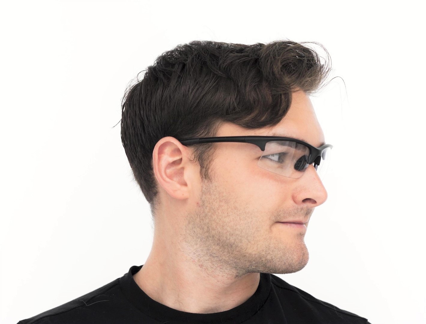 Hudson Prescription Safety Glasses Black - ANSI Z87.1