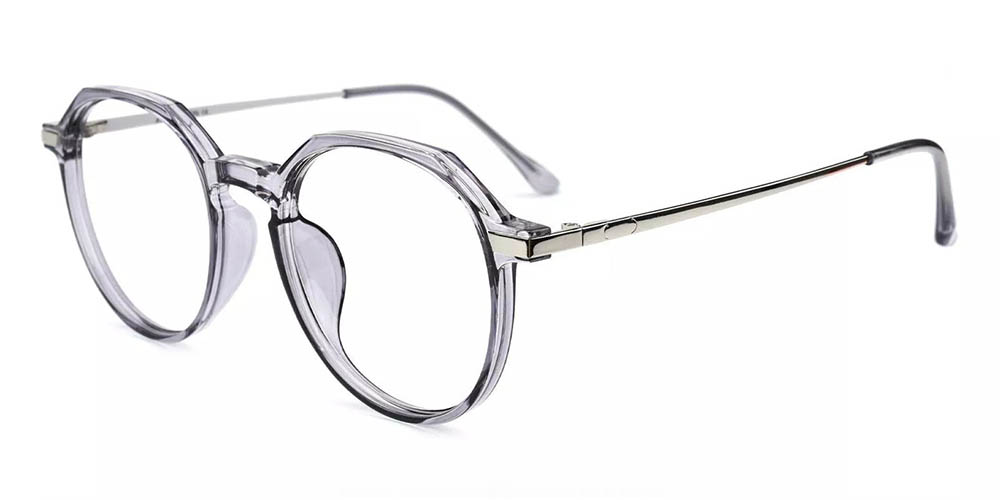 0308 Prescription Glasses Clear Grey