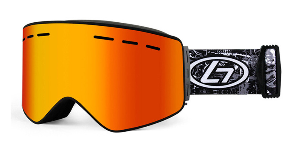 Murray Prescription Ski and Snowboard Goggles Red - Dual Layer Anti Fog Polarized Lenses