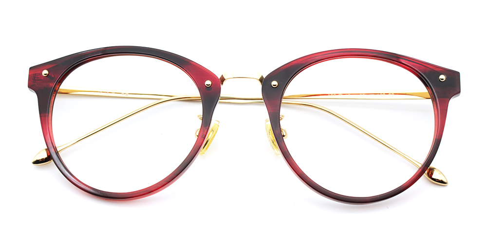 Snowville Rx Eyeglasses Red