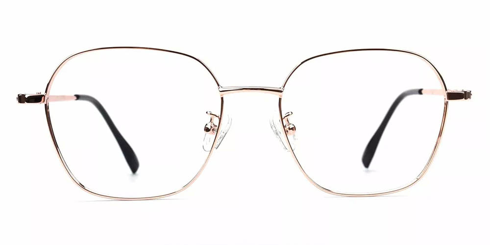 1684 Metal Prescription Glasses Gold
