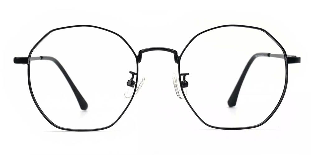 1698 Metal Prescription Glasses Black
