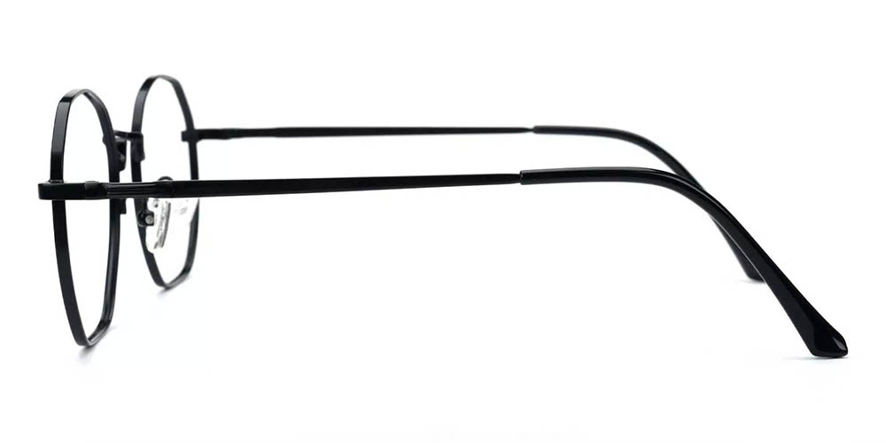 1698 Metal Prescription Glasses Black