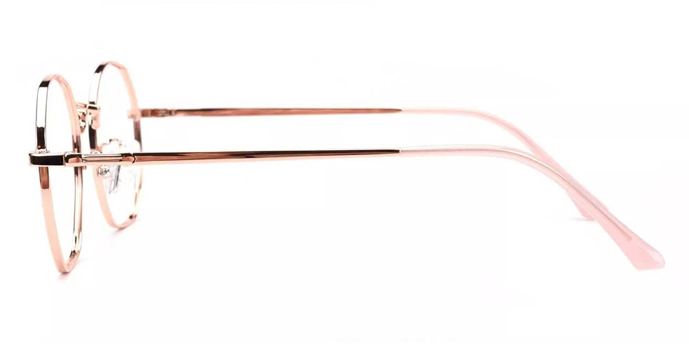 1698 Metal Prescription Glasses Gold