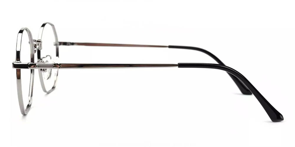 1698 Metal Prescription Glasses Silver