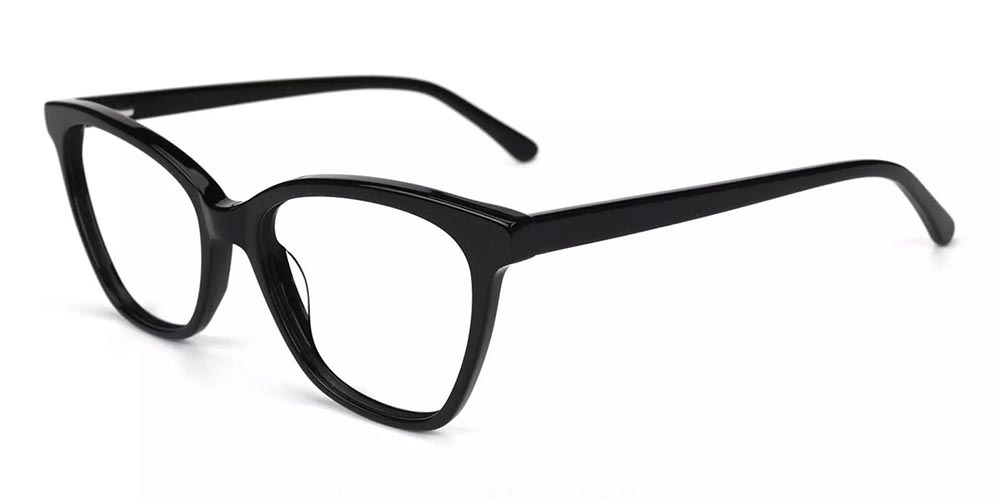 Elmont Cat Eye Prescription Eyeglasses Black