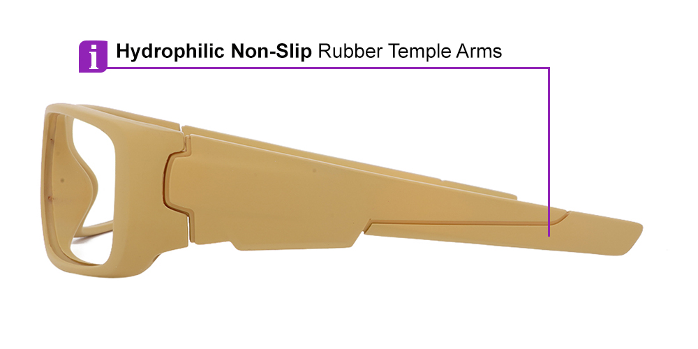 Sherrill Prescription Safety Glasses Almond