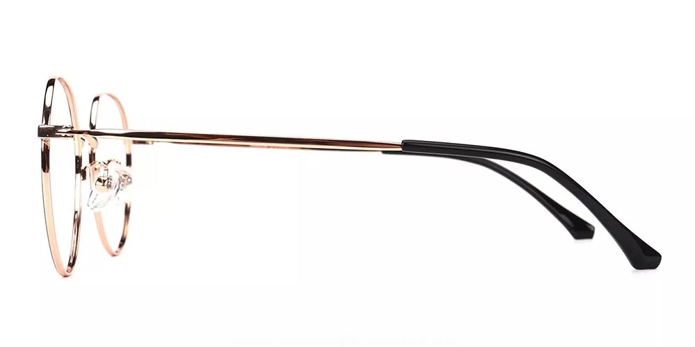 Fremont-C4 Prescription Eyeglasses Black Gold