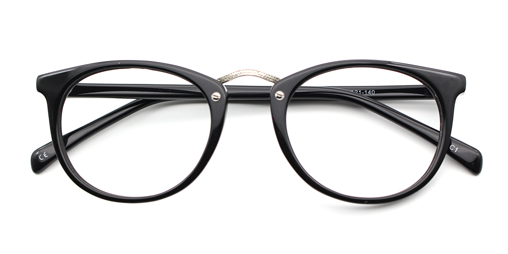 Teasdale Prescription Eyeglasses Black