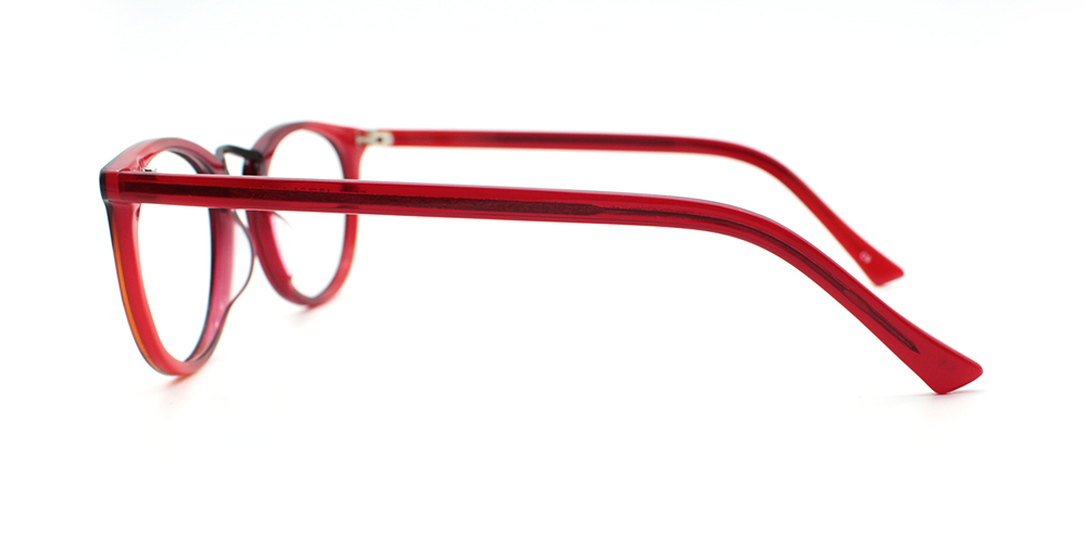 Teasdale Prescription Eyeglasses Red
