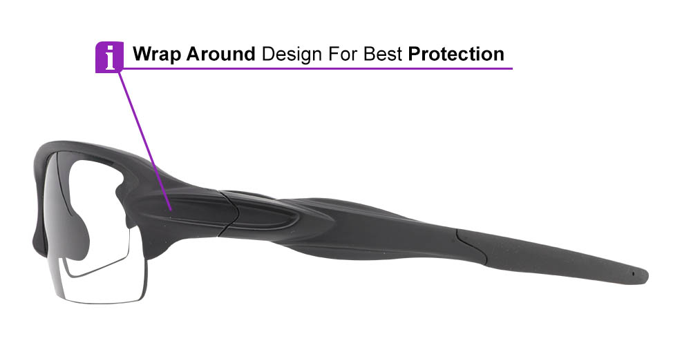 Cohoes Prescription Safety Glasses Black - ANSI Z87.1 Certified