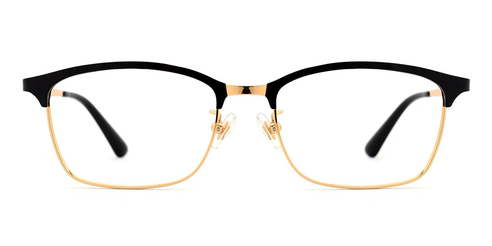 Holbrook Pure Titamium Prescription Eyeglasses Black Gold