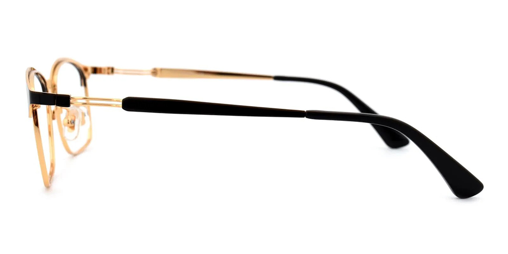 Holbrook Pure Titamium Prescription Eyeglasses Black Gold