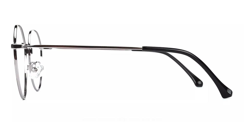 Oceanside Prescription Eyeglasses Black Silver