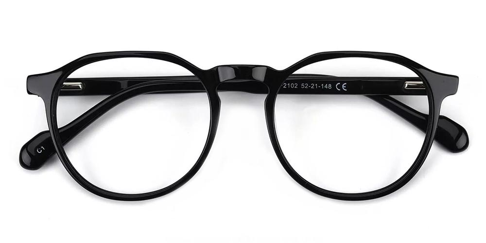 Clawson-C1 Prescription Eyeglasses Black