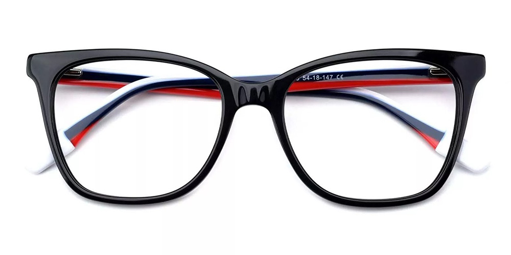 A2175 Cat Eye Prescription Glasses Black