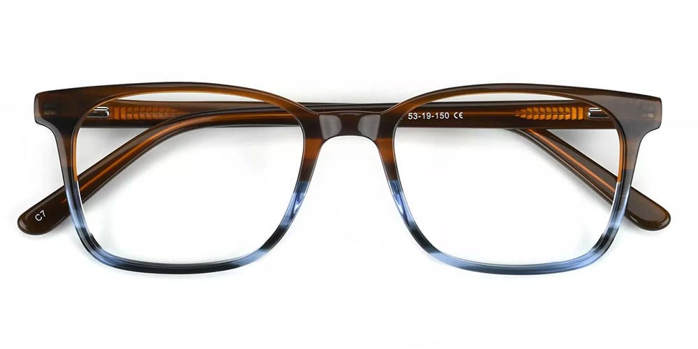 Samak-C7 Prescription Eyeglasses Brown