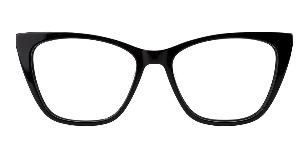 Eastchester Cat Eye Prescription Glasses Black - Spring Hinge