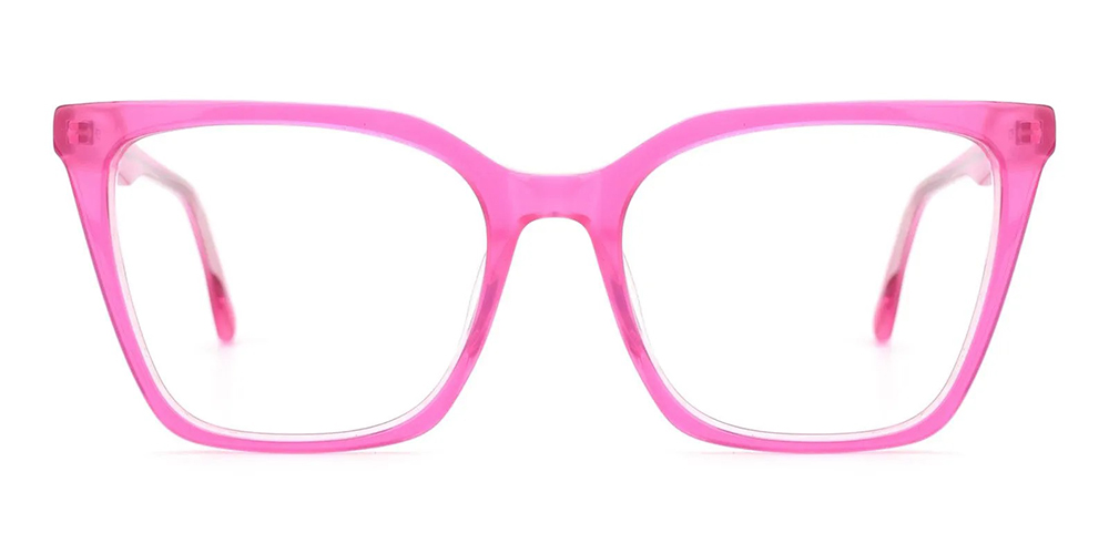 Sayville Cat Eye Prescription Glasses Pink Acetate - Spring Hinge