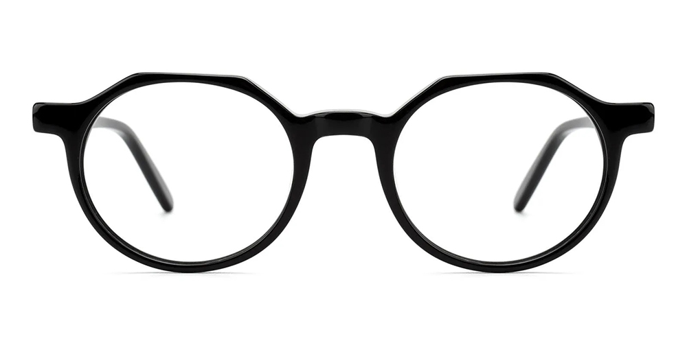 Eggertsville Prescription Glasses Black Acetate - Spring Hinge