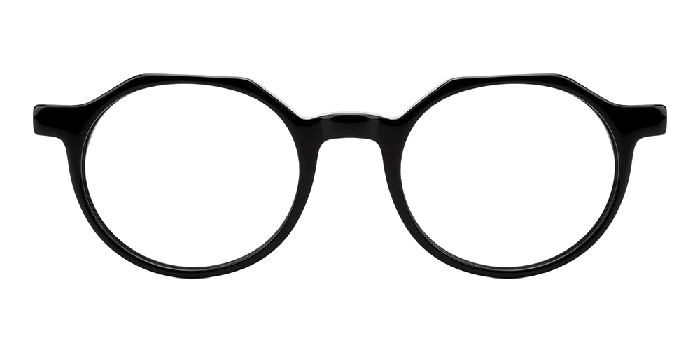 Eggertsville Prescription Glasses Black Acetate - Spring Hinge