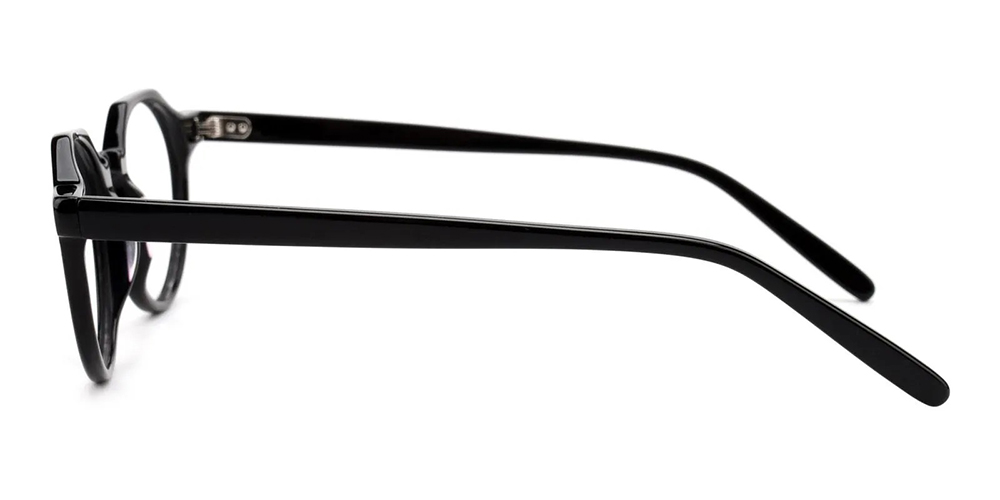 Eggertsville Prescription Glasses Black Acetate - Spring Hinge