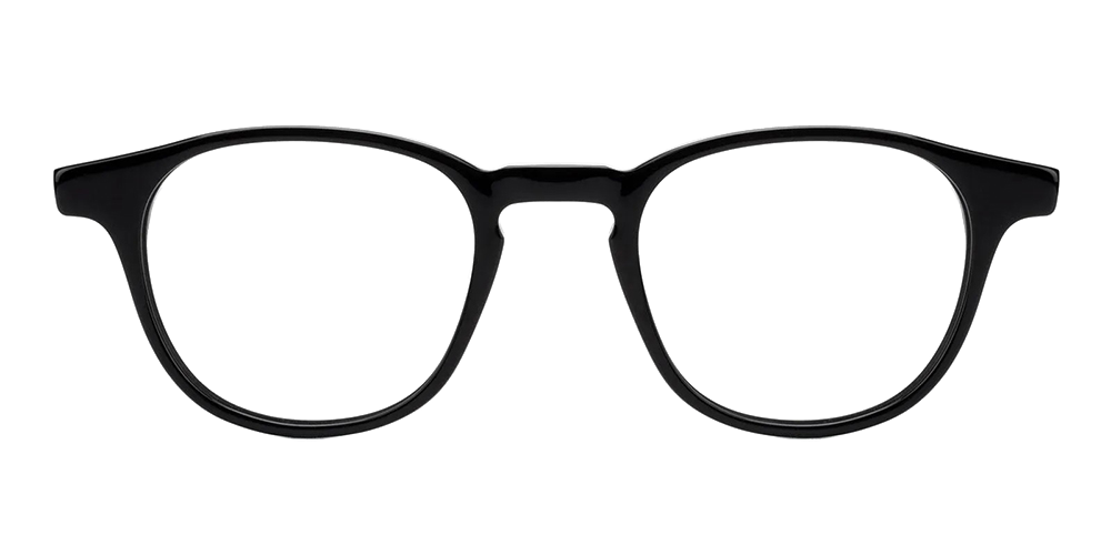 Farmingville Prescription Glasses Black Acetate - Spring Hinge