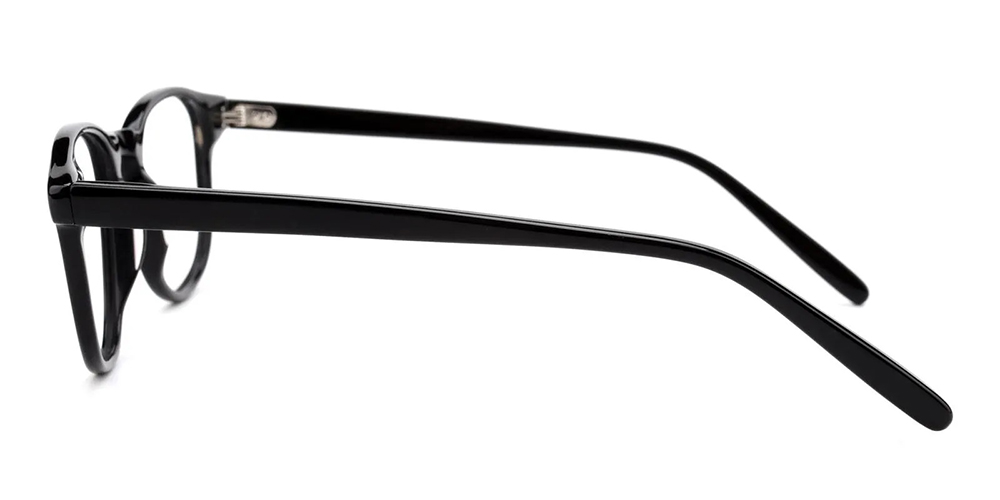 Farmingville Prescription Glasses Black Acetate - Spring Hinge