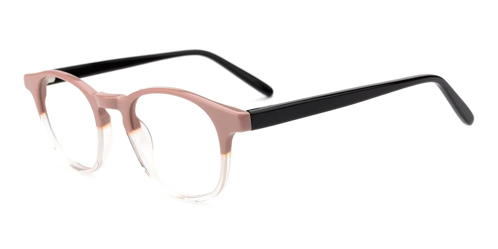 Farmingville Prescription Glasses Pink Acetate - Spring Hinge