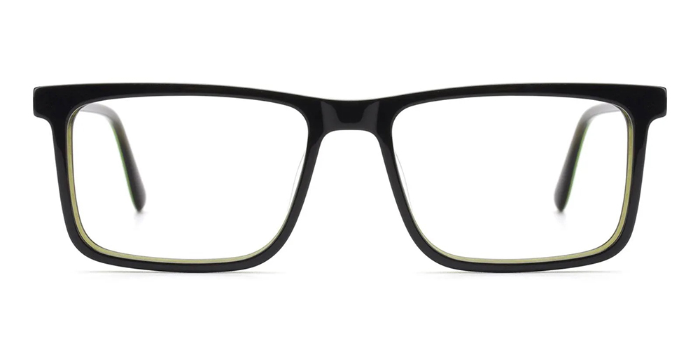 Mastic Prescription Glasses Black Acetate - Spring Hinge