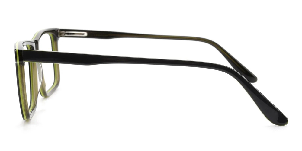 Mastic Prescription Glasses Black Acetate - Spring Hinge