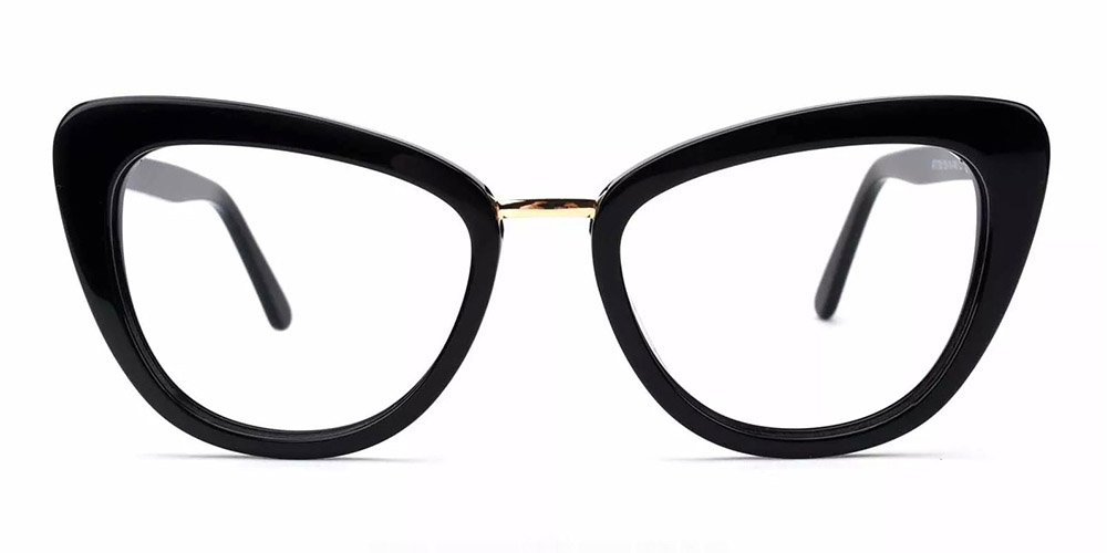 AT1708 Cat Eye Prescription Glasses Black