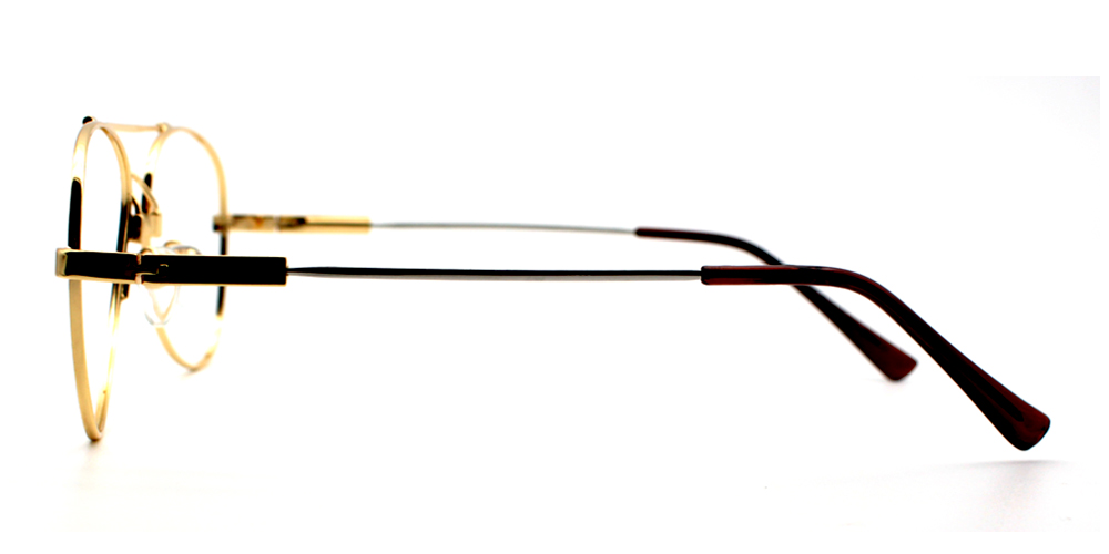 Leamington Aviator Eyeglasses Gold