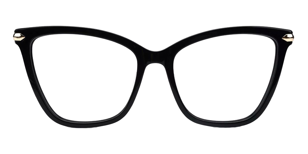 CAT013 Cat Eye Prescriptionnn Glasses Black