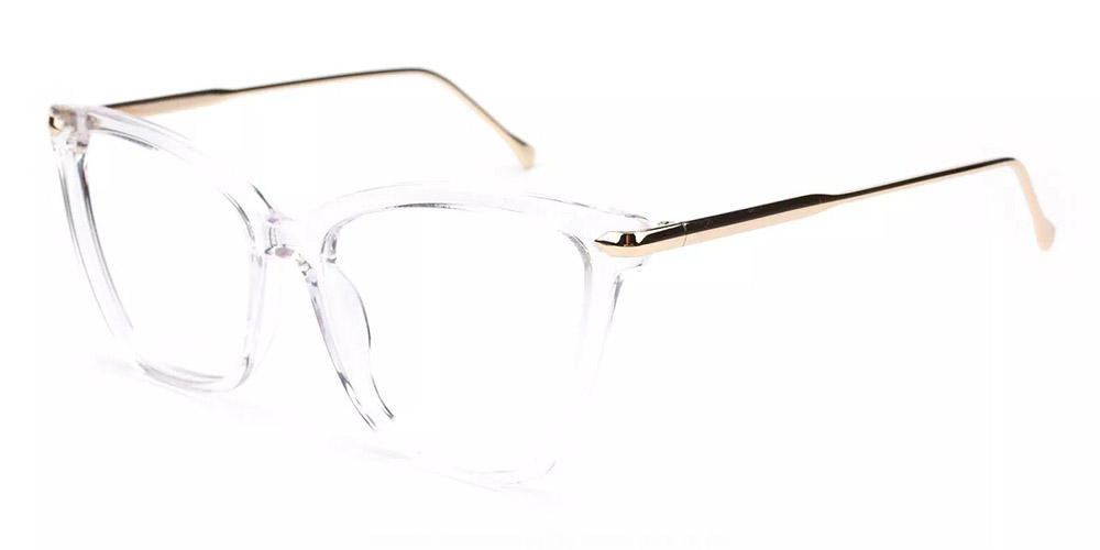 CAT013 Cat Eye Prescription Glasses Clear