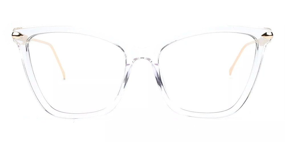 CAT013 Cat Eye Prescription Glasses Clear