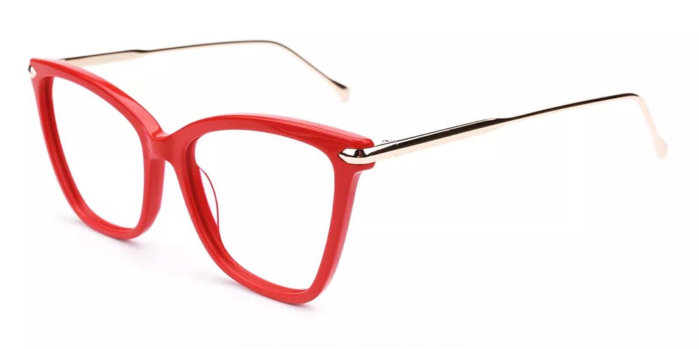 CAT013 Cat Eye Prescription Glasses Red
