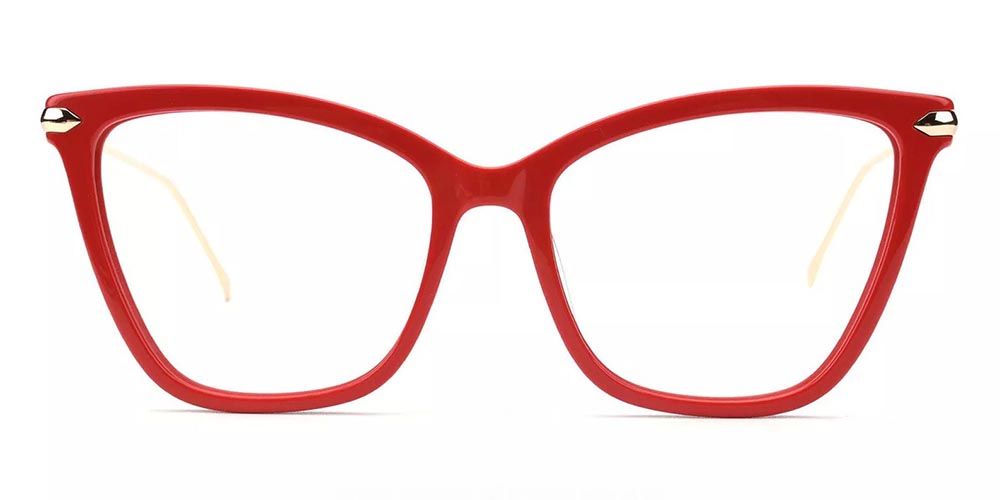 CAT013 Cat Eye Prescription Glasses Red