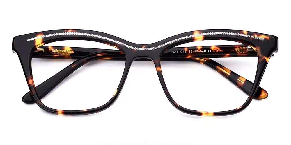 CAT015 Cat Eye Prescription Glasses Tortoise