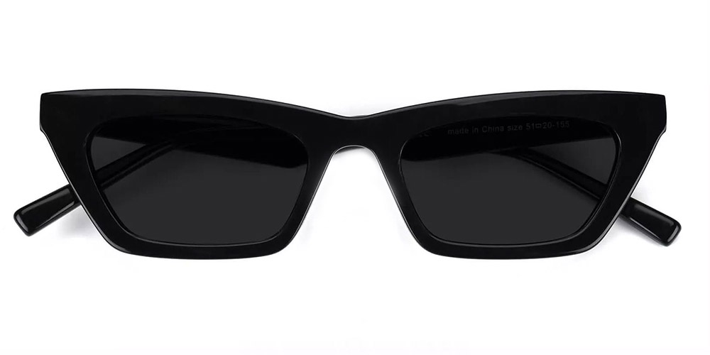 Millville Cat Eye Prescription Sunglasses Black