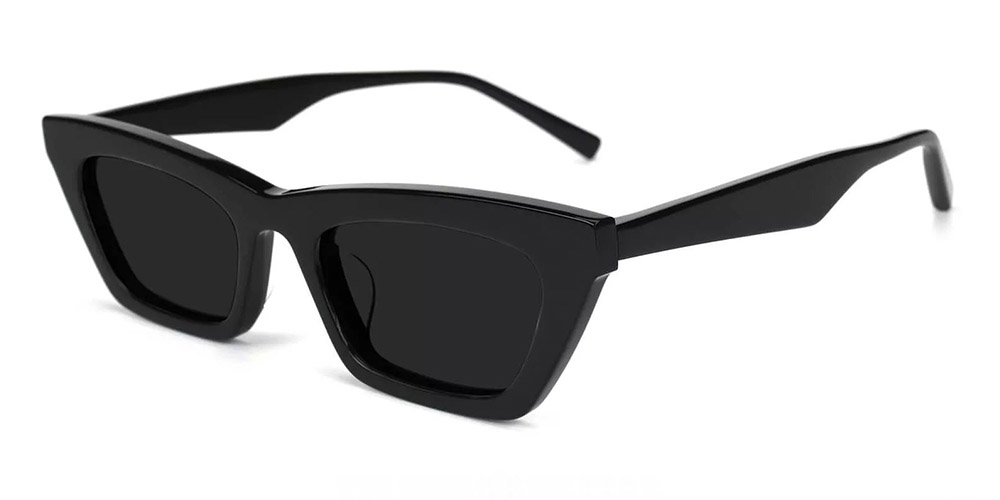 Millville Cat Eye Prescription Sunglasses Black