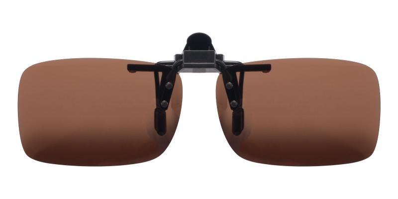 Tiberius Brown Polarized Clip-On