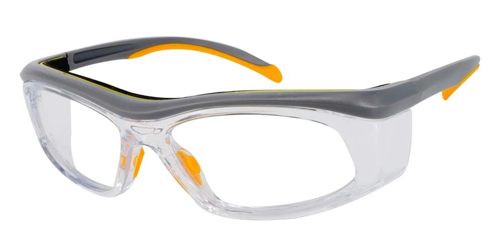 Auburn Prescription Safety Glasses Grey - ANSI Z87.1 Certified