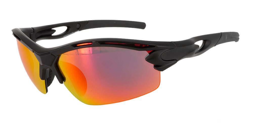Avalanche Prescription Sports Sunglasses Black - ANSI Z87.1 Certified