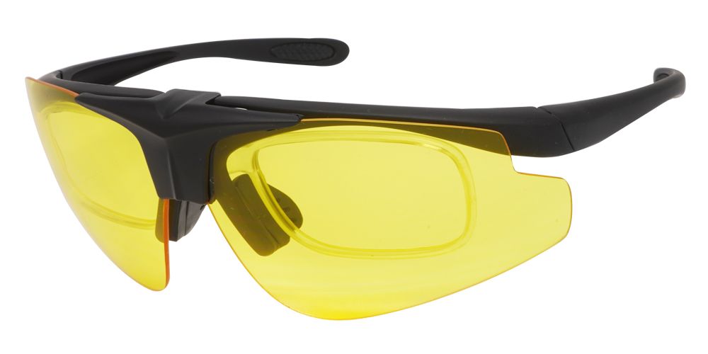 Buffalo Rx Safety & Sports Glasses Yellow - Rx Inserts