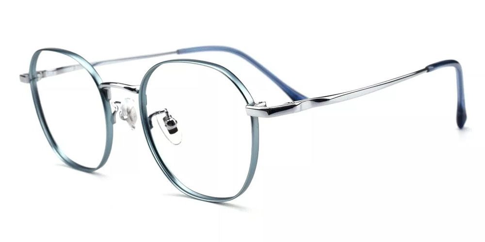 D62251 Titanium Prescription Glasses Silver