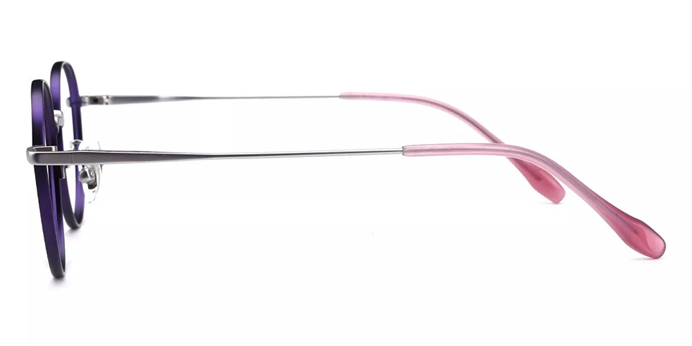 D62273 Titanium Prescription Glasses Red