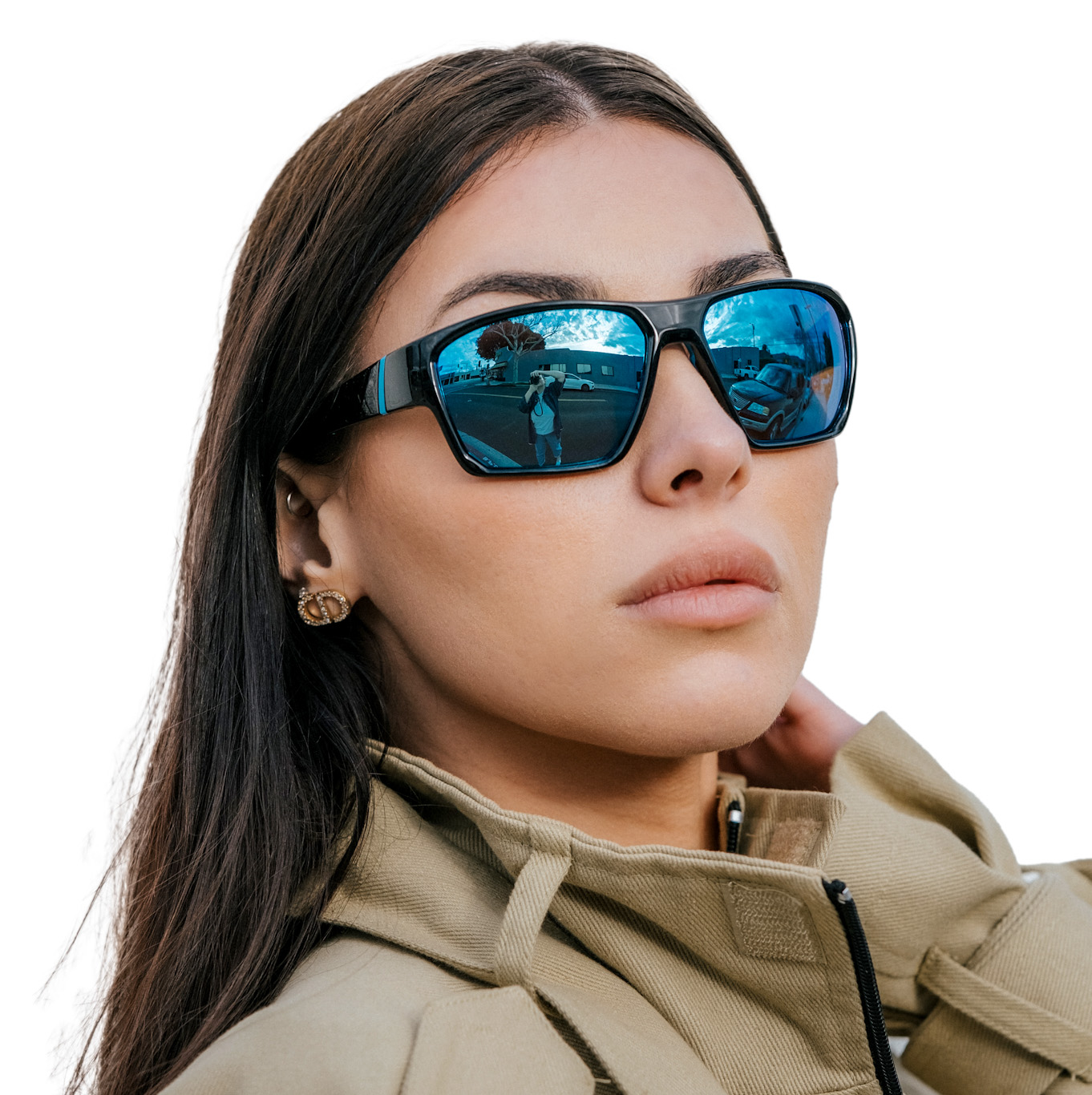 Matrix Shelby Prescription Safety Glasses Black Blue - ANSI Z87.1 Certified - Industrial, Construction and Tactical Glasses