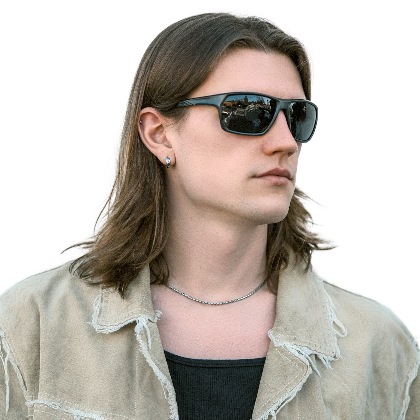 Matrix Upton Prescription Sports Safety Sunglasses Silver - Cycling, Running and Baseball Glasses