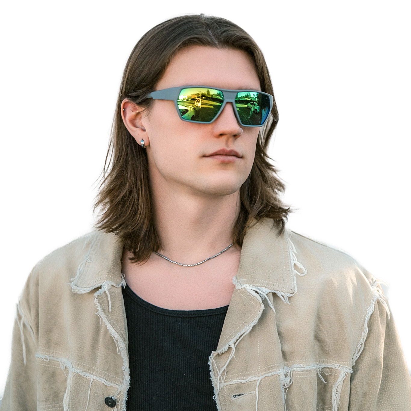 Matrix Belgrade Prescription Safety Glasses Silver - ANSI Z87.1 Certified - Industrial or Tactical Glasses